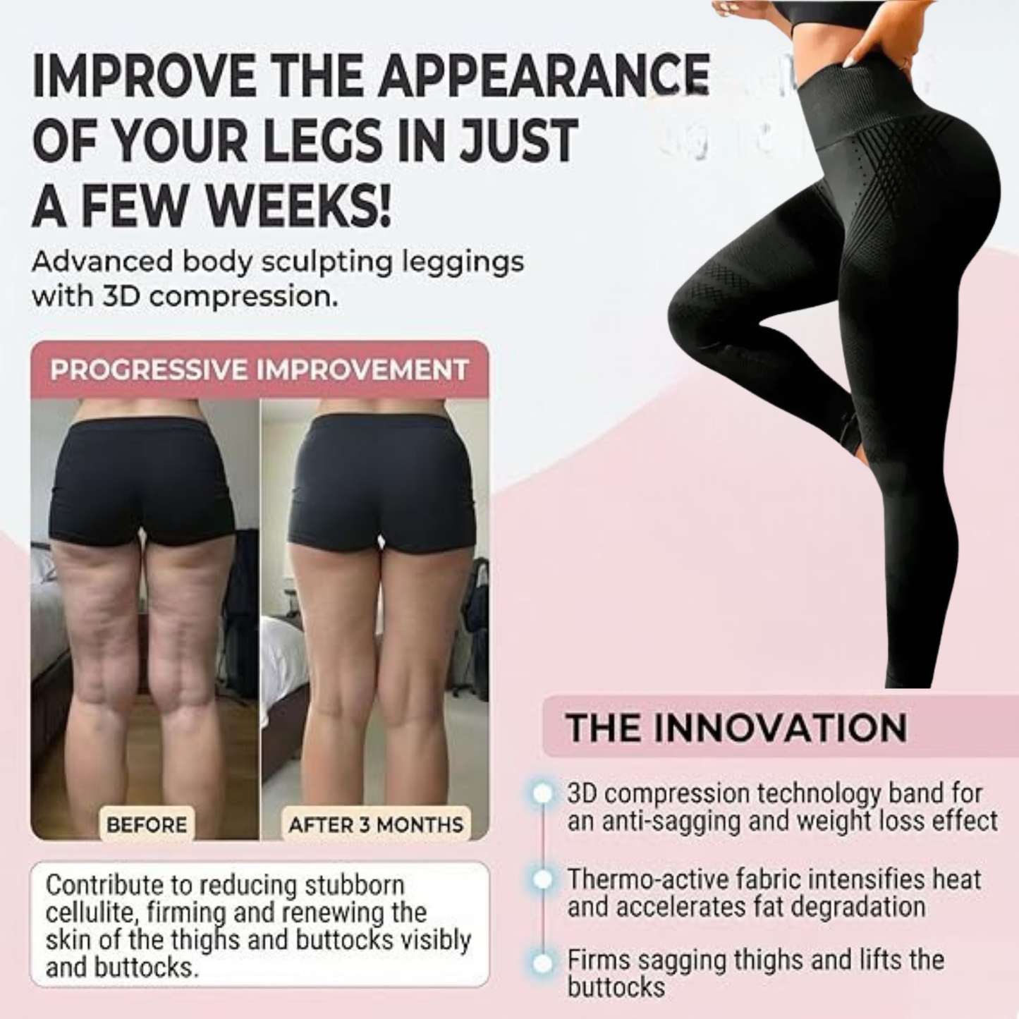3D Cellulite Leggings