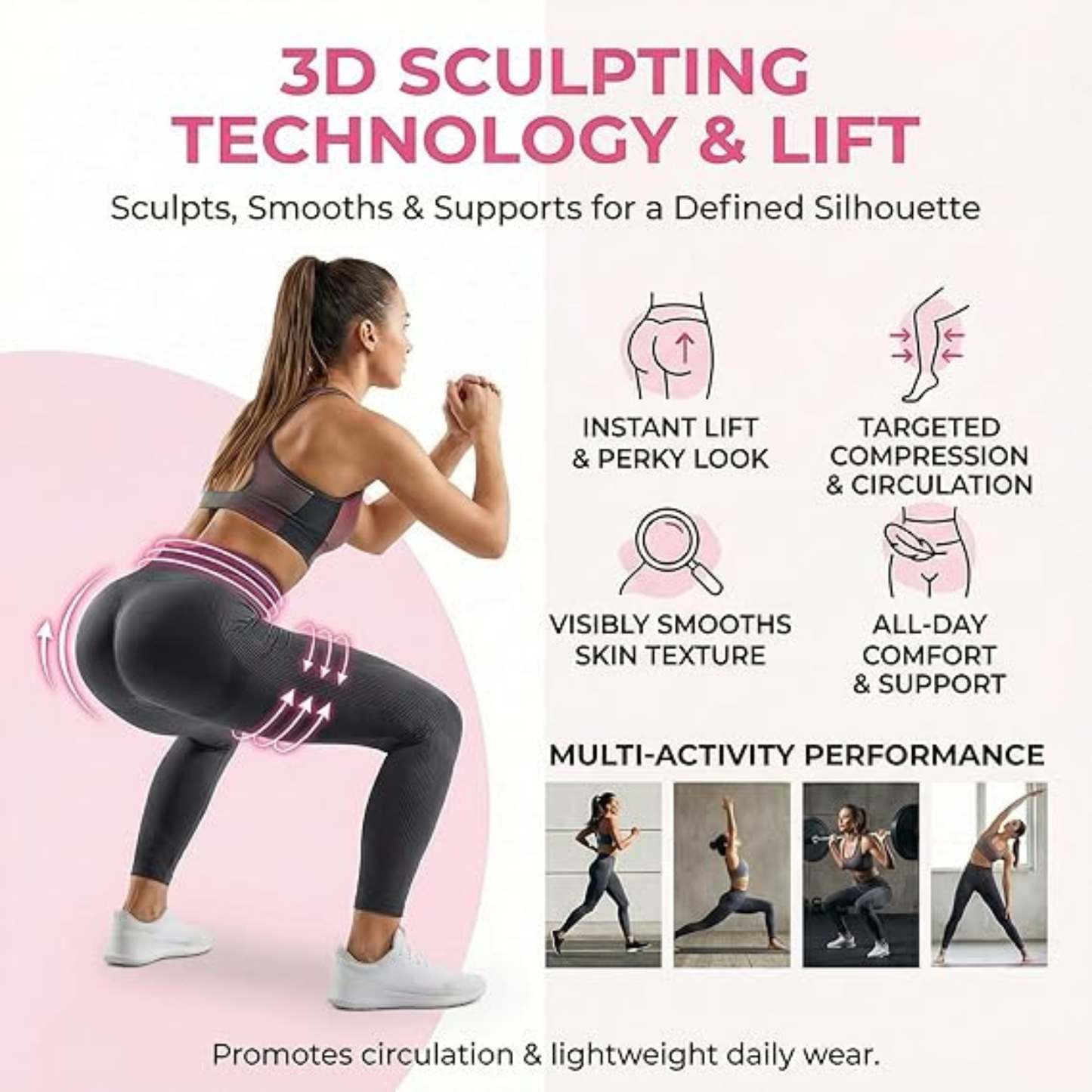 3D Cellulite Leggings