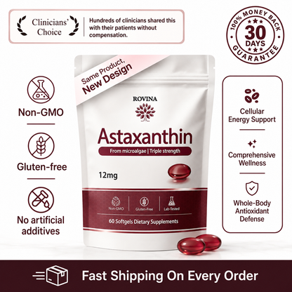 Rovina Astaxanthin - Natures Most Popular Antioxidant