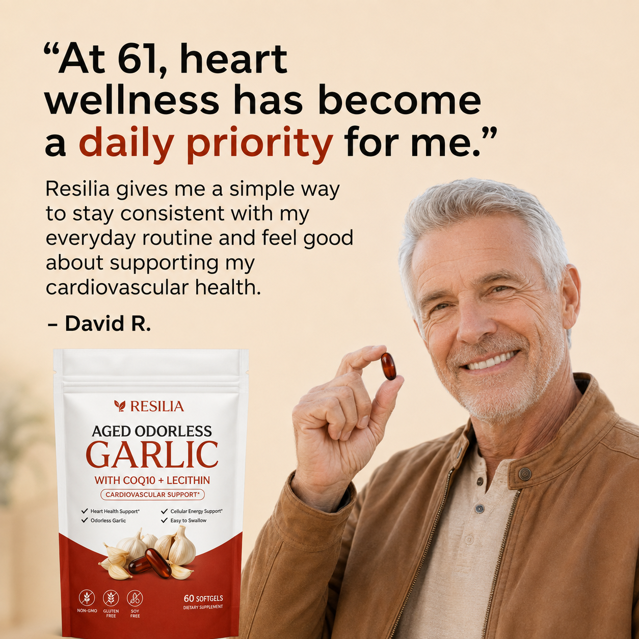 Resilia® Aged Odorless Garlic
