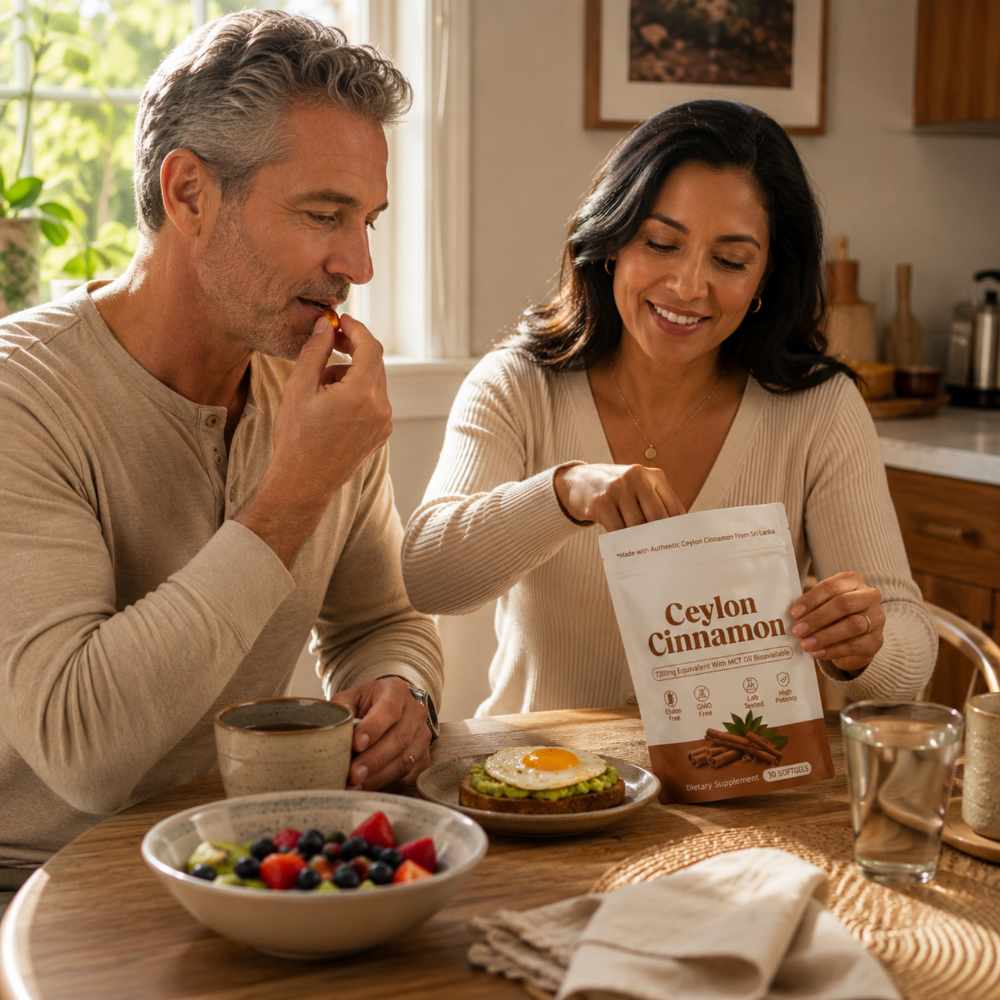 Ceylon Cinnamon 7200mg Equivalent with MCT Oil