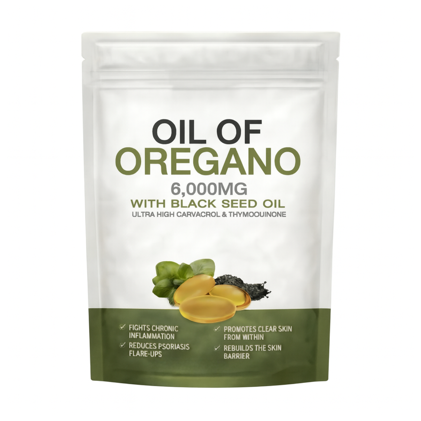 Oil Of Oregano With Black Seed Oil