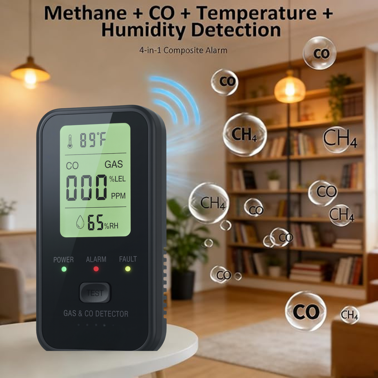 4 In 1 CO Detector
